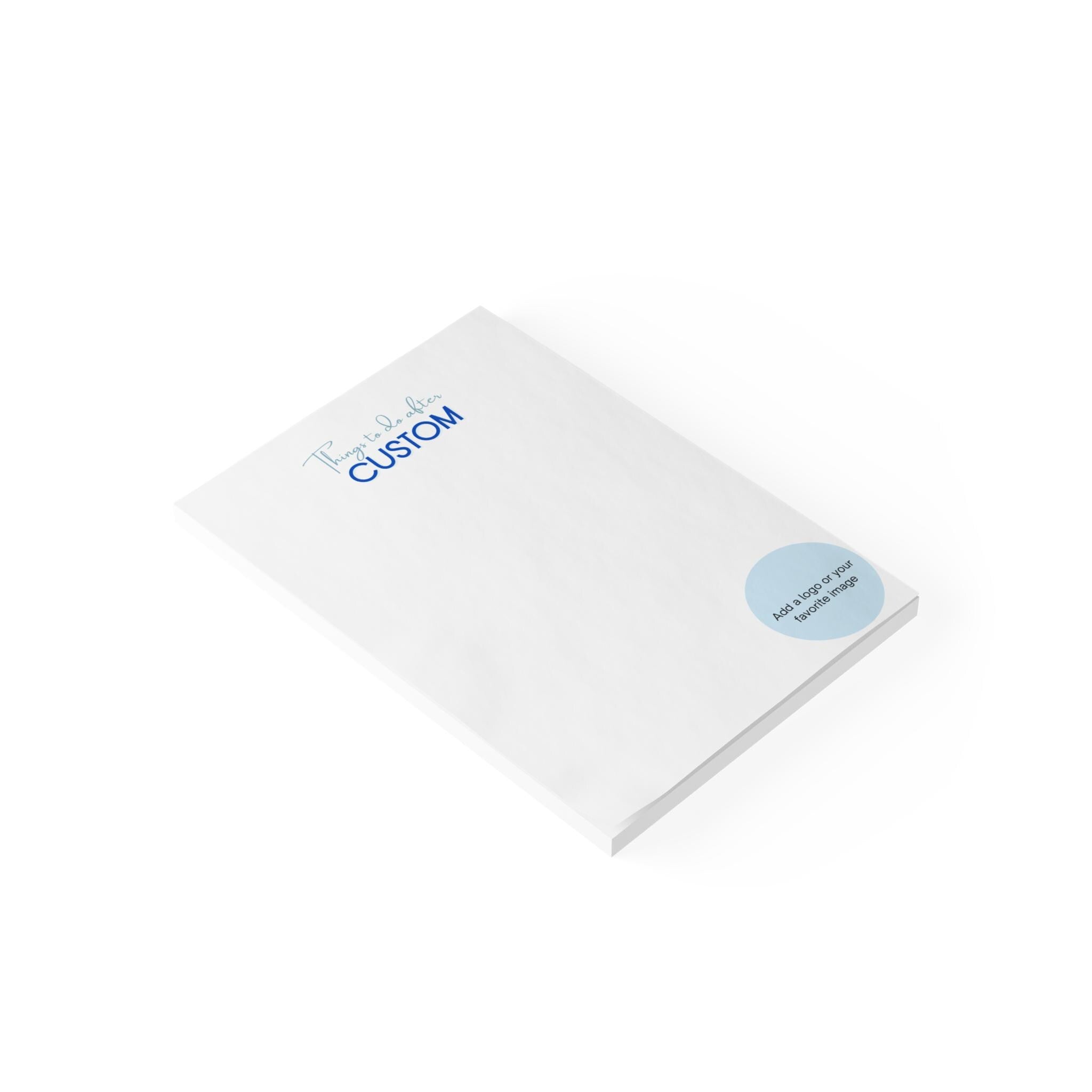Custom Logo Post-it Note Pads, Bulk Order Corporate or Team Gifts