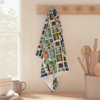 New York City Icons Microfiber Tea Towel | NYC Landmarks, Status of Liberty
