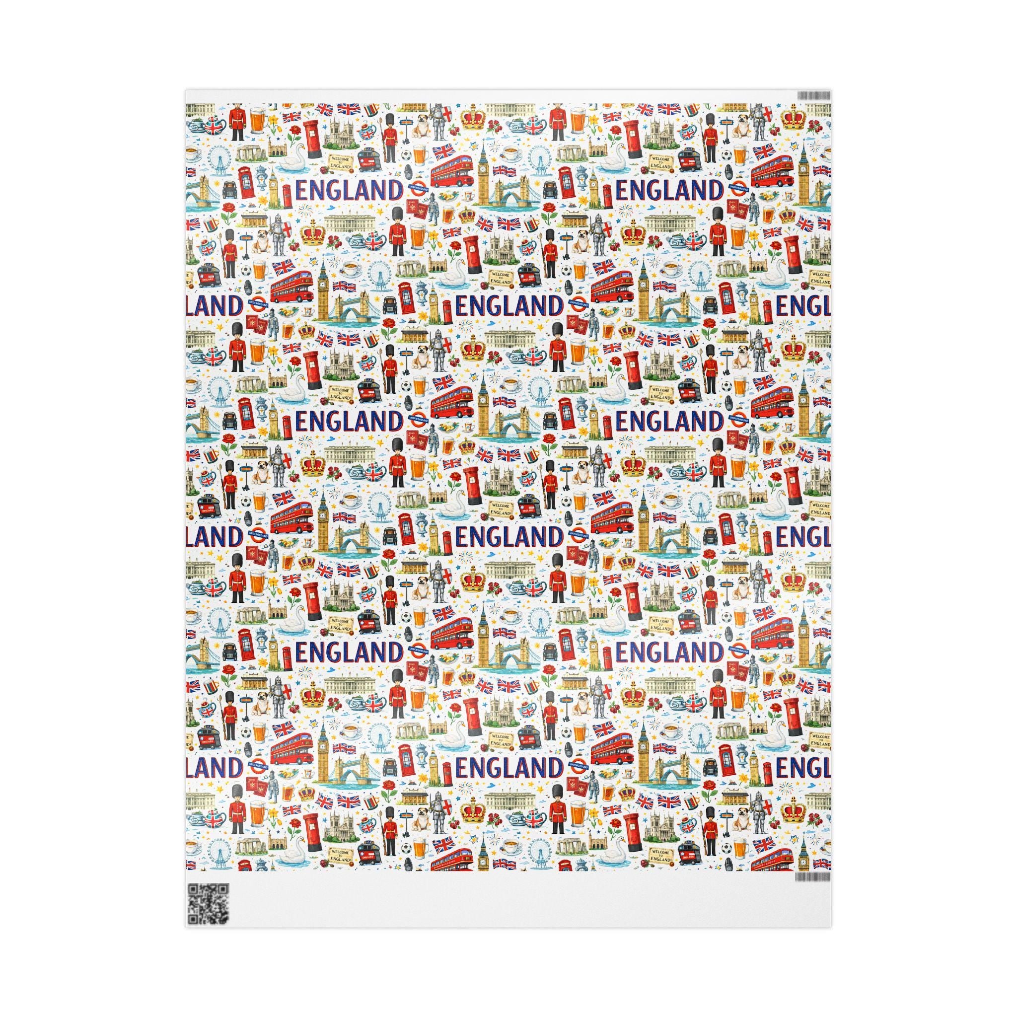 England Icon Wrapping Paper