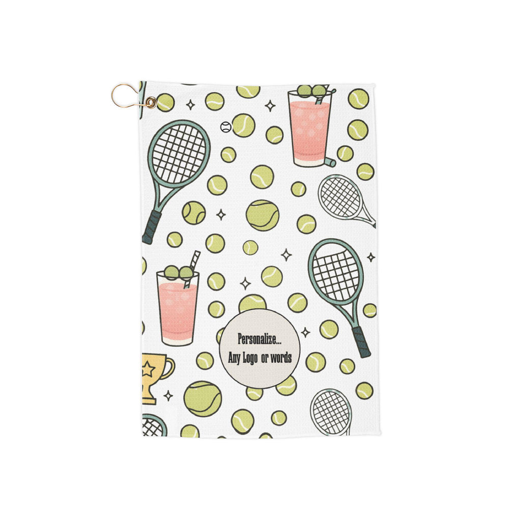 Custom Team Tennis Towel Golf Towels | Personalized Logo, Name, Team
