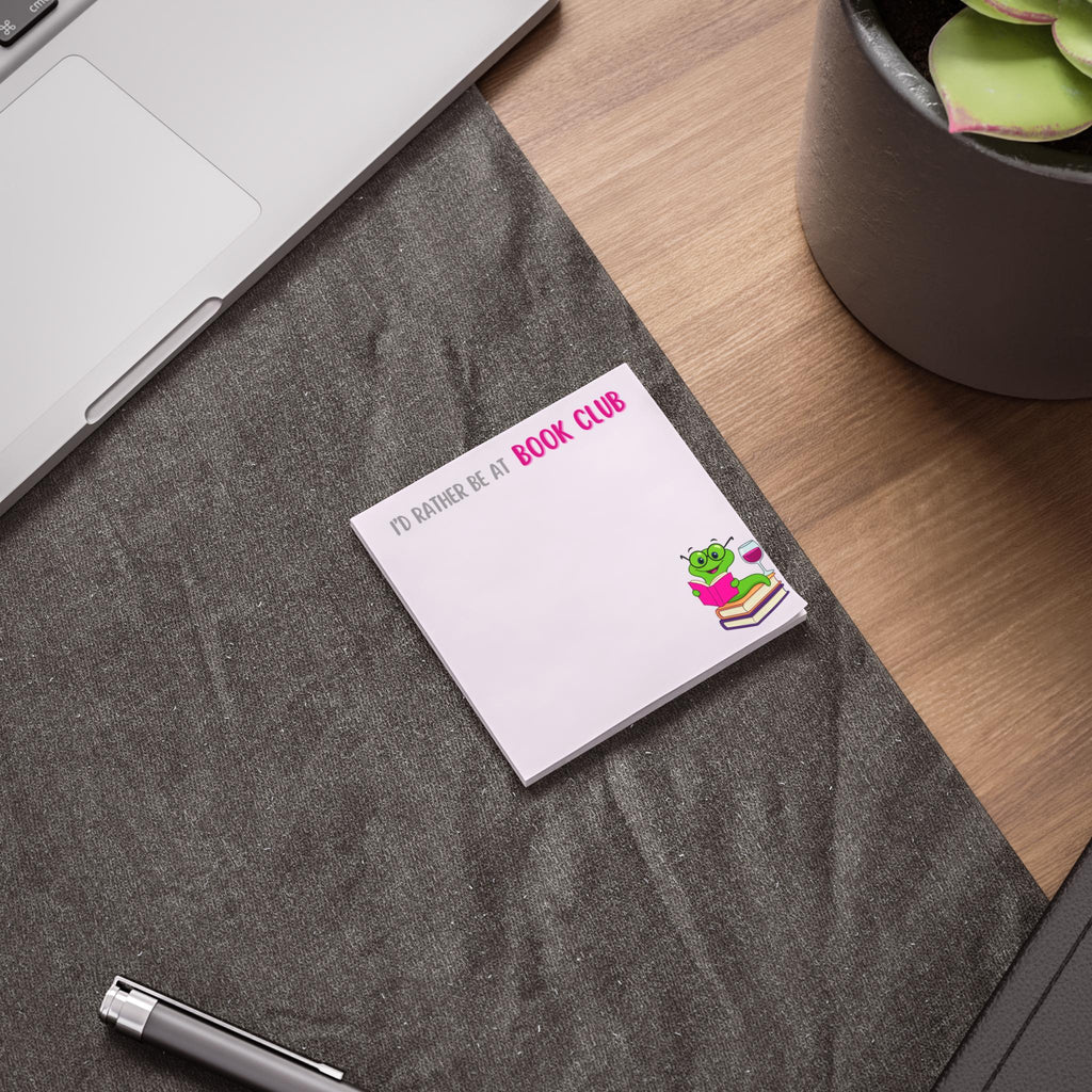 Funny Book Club Post-it Notes: To-Do List 4x6" and / or 3x3"