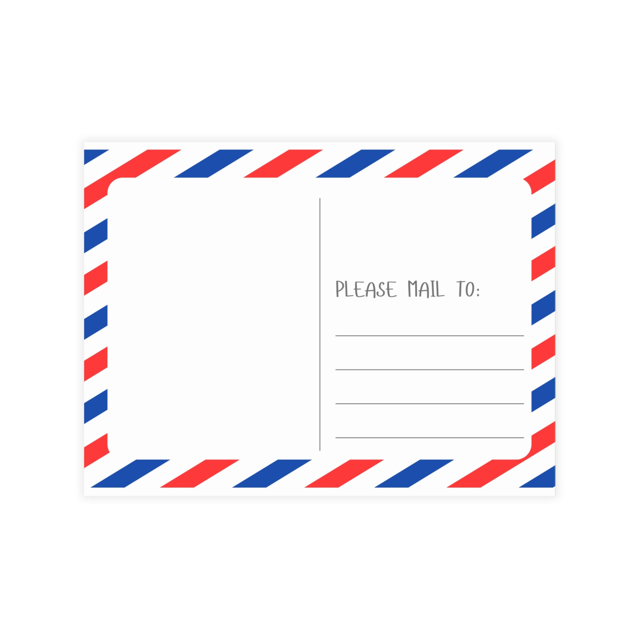 Personalized Initials Postcards