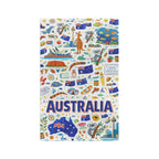 Australian Icons and Landmarks Microfiber Tea Towel | Australia Day