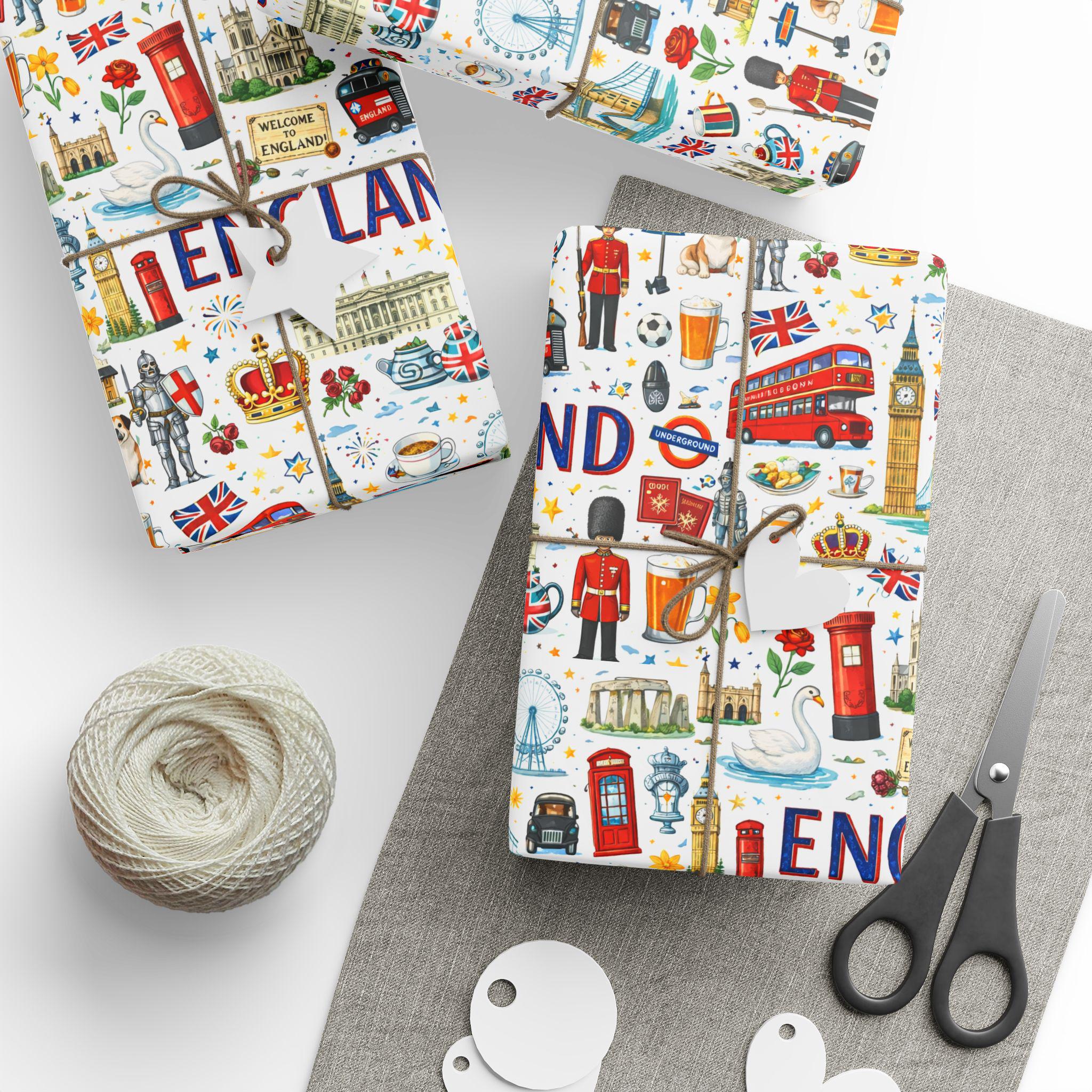 England Icon Wrapping Paper
