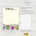 Funny Tennis Post-it Notes: Tennis Players' To-Do List 4x6"