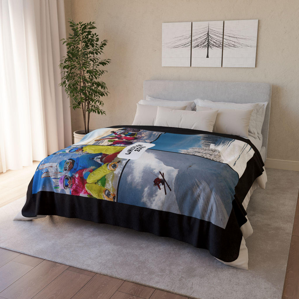 Personalized Fleece Sherpa Blanket with Custom Photos