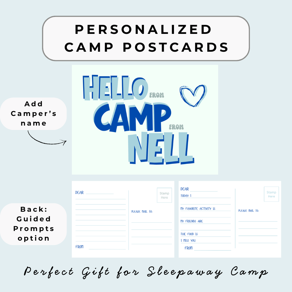 Personalized Camp Postcards