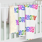 Personalized Sherpa Fleece Blanket: Custom Name, Cozy Home Decor