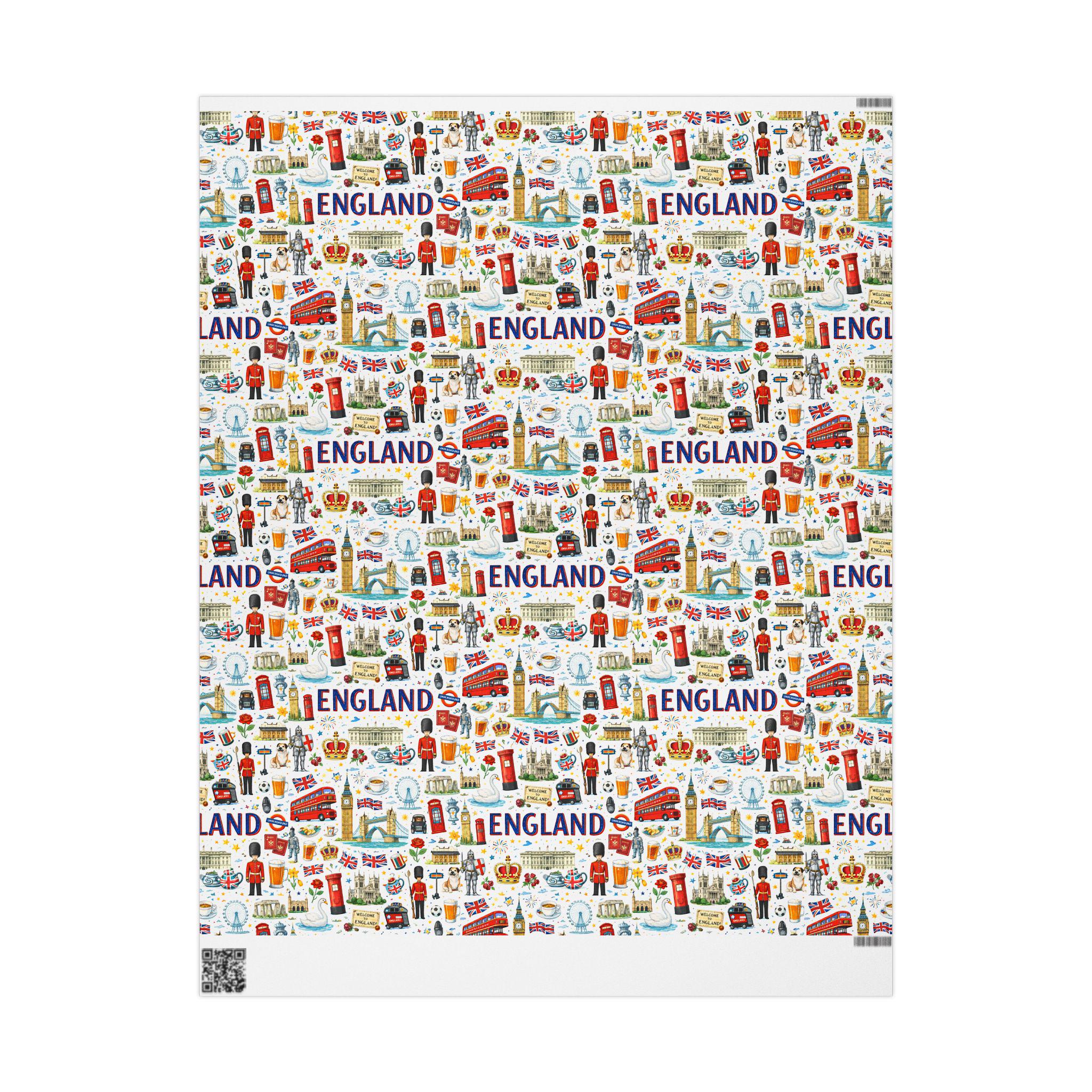 England Icon Wrapping Paper