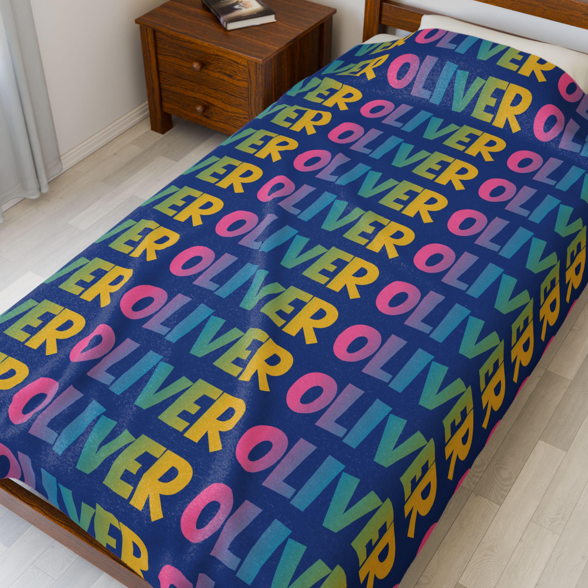 Velveteen Blanket: Custom Name