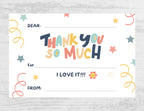 Kids Fill-in Thank You Postcards: Multi Pack