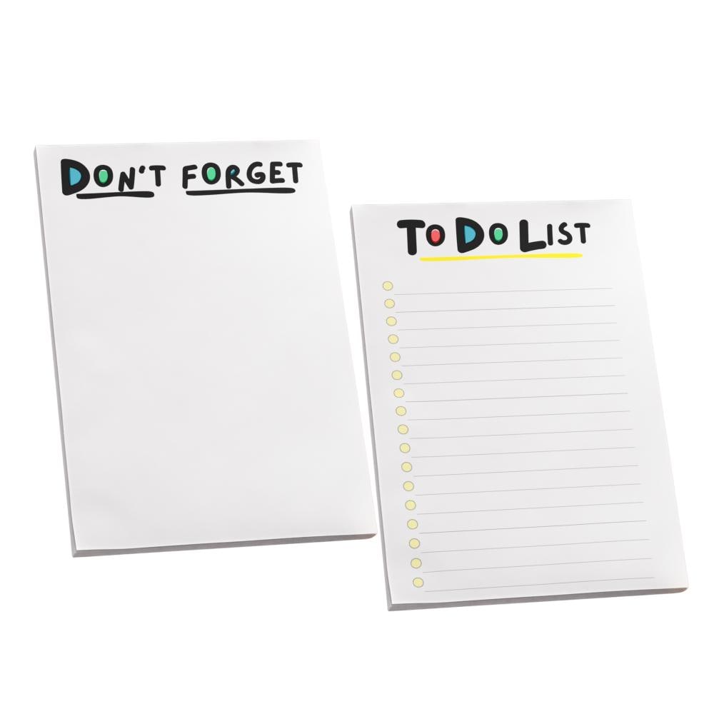 To Do List & Don't Forget Post-it Notes: 4x6