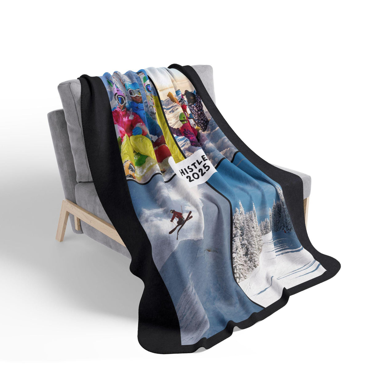 Personalized Fleece Sherpa Blanket with Custom Photos