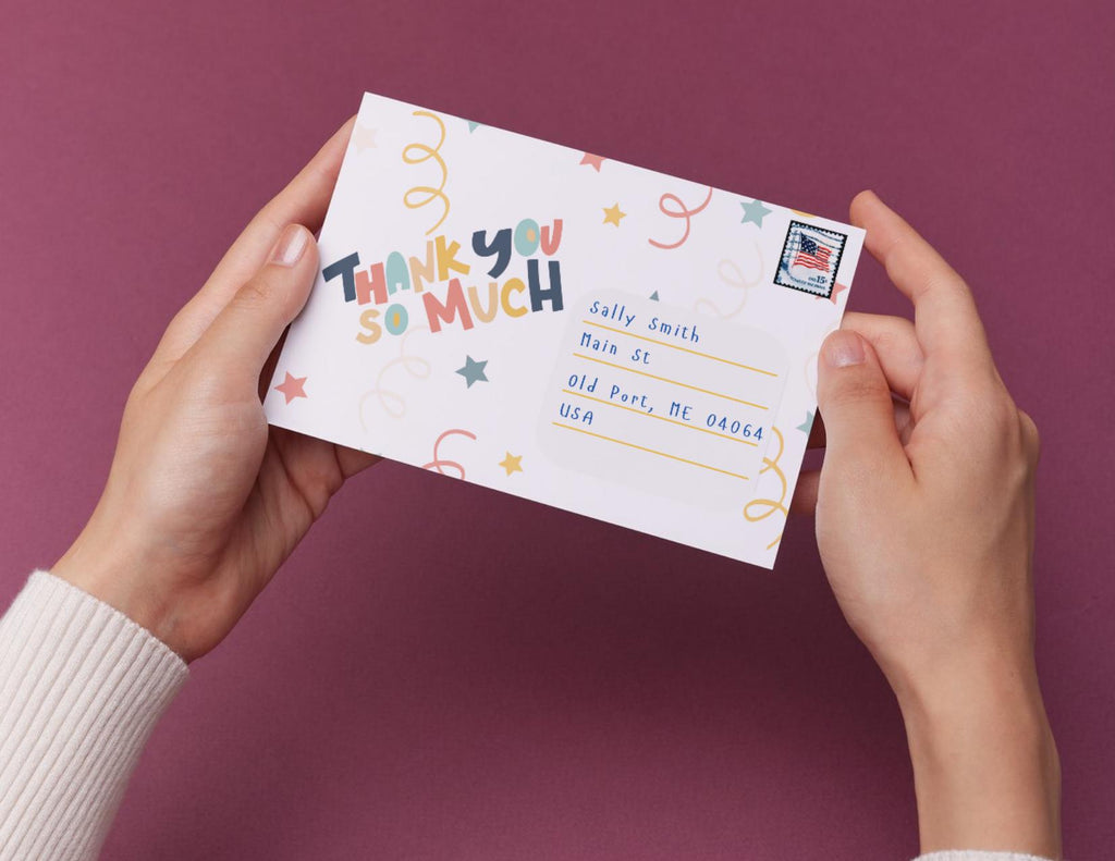 Kids Fill-in Thank You Postcards: Multi Pack