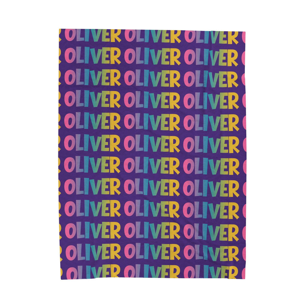 Velveteen Blanket: Custom Name