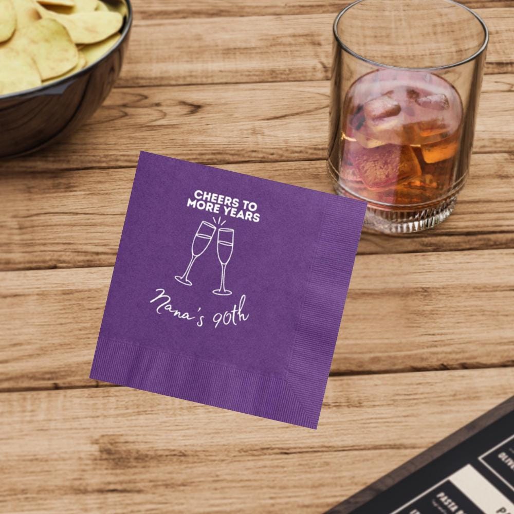 Custom Foil Printed Napkins