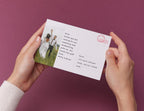 Custom Wedding Photo Thank You Postcards: Personalized Keepsake