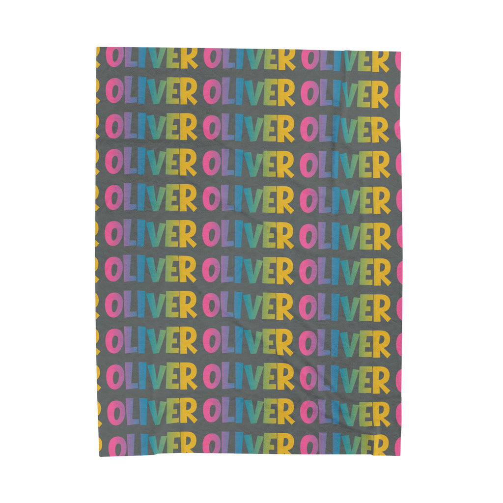 Velveteen Blanket: Custom Name