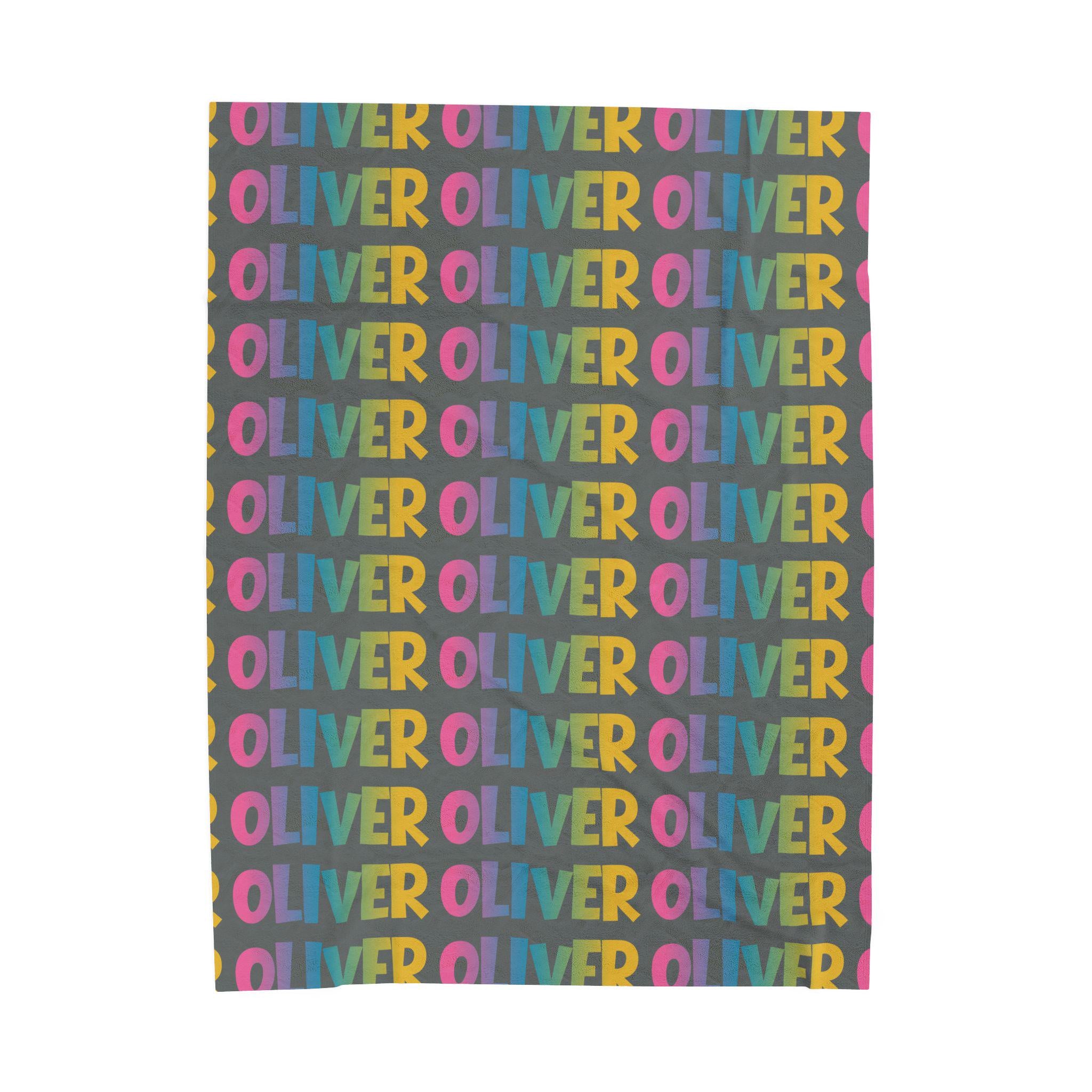 Velveteen Blanket: Custom Name