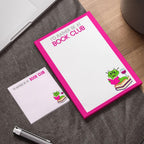 Funny Book Club Post-it Notes: To-Do List 4x6" and / or 3x3"
