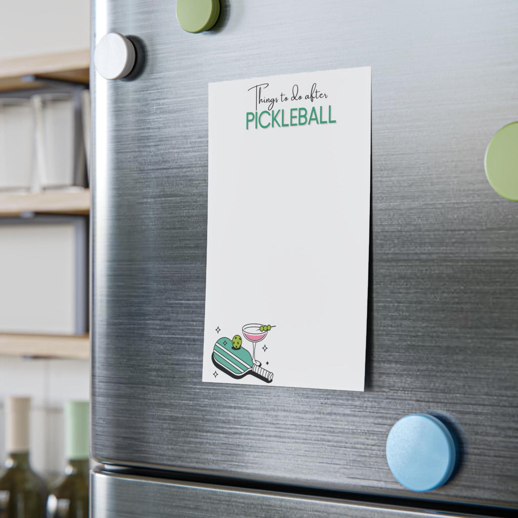 Funny Pickleball Post-it Notes: Pickleball Players' To-Do List 4x6"