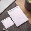 Get it off my desk Lavender Post-it Notes. Two Sizes: 4x6" and / or 3x3"