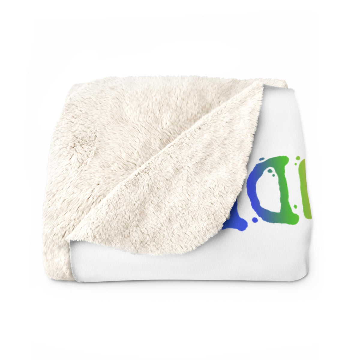 Personalized Sherpa Fleece Blanket: Custom Name, Cozy Home Decor