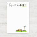 Funny Golf Post-it Notes: Golfer's To-Do List 4x6" (Golfer)