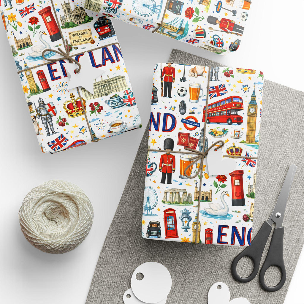 England Icon Wrapping Paper