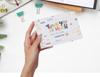 Kids Fill-in Thank You Postcards: Birthday Gifts, No Envelopes