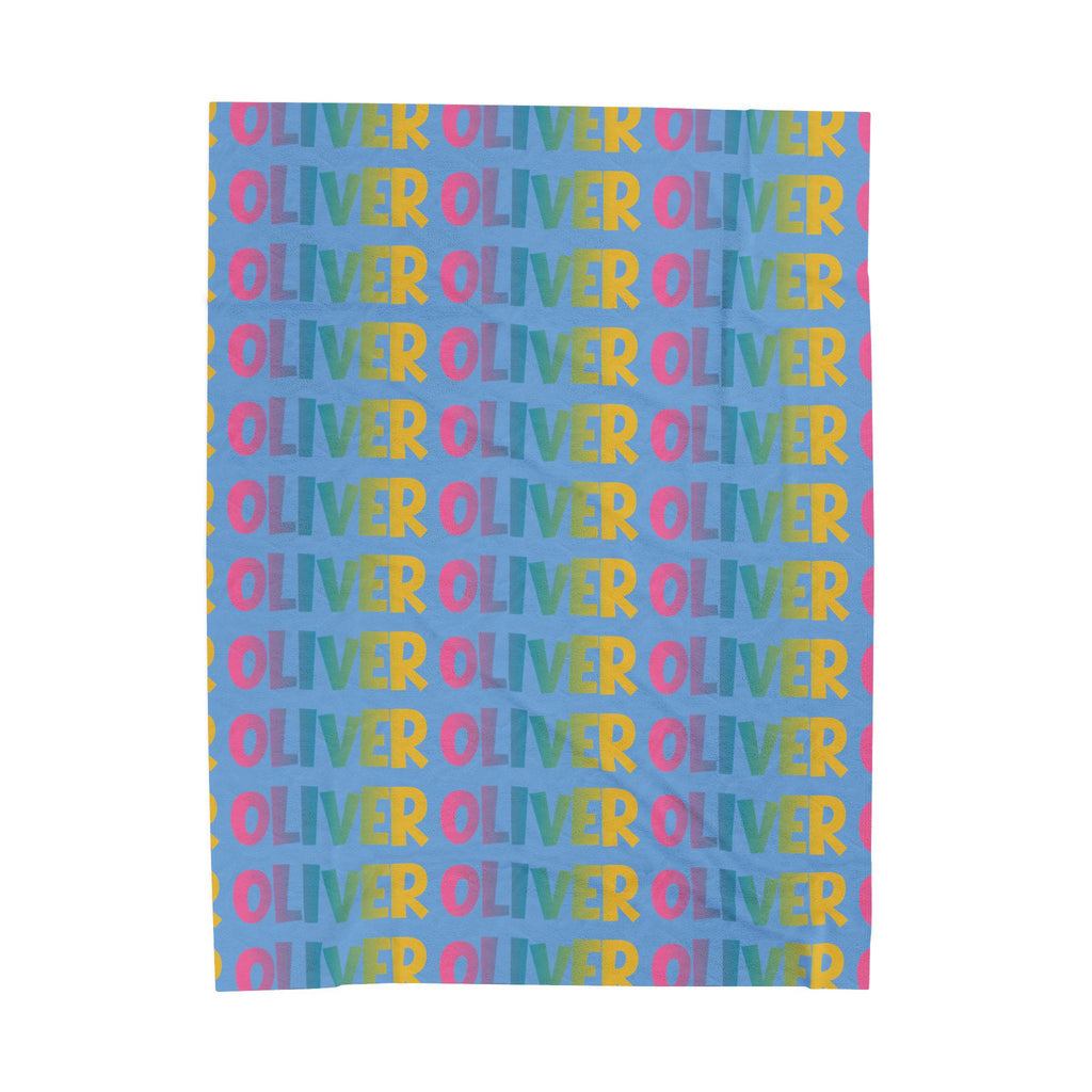 Velveteen Blanket: Custom Name